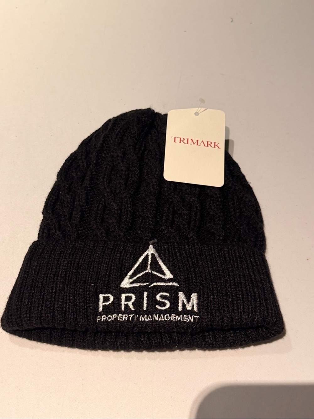 Trimark PRISM Black Knit Beanie